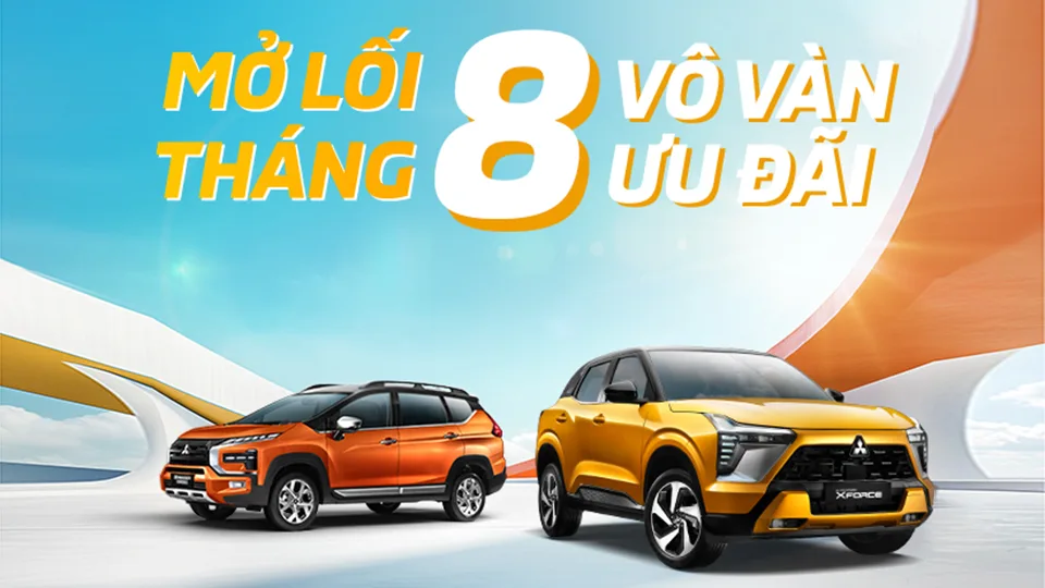 Bảng giá và Khuyến mãi mua xe Mitsubishi tháng 08/2024 tại Mitsubishi Biên Hòa - Đồng Nai