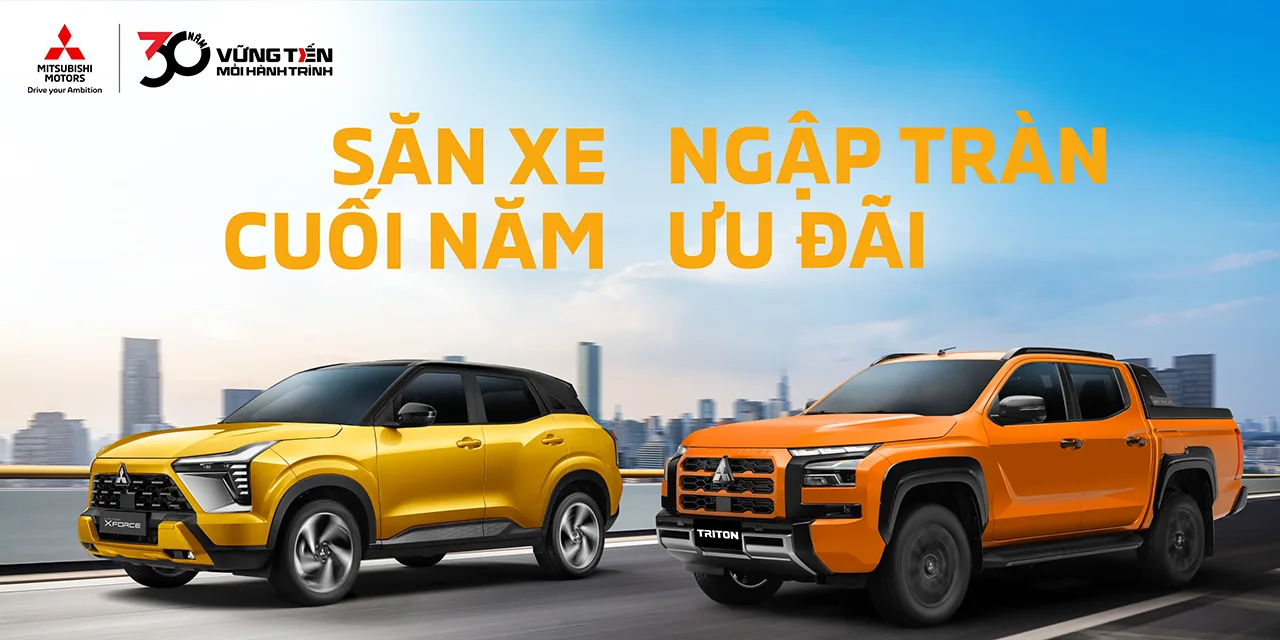 Bảng giá và Khuyến mãi mua xe Mitsubishi tháng 11/2024